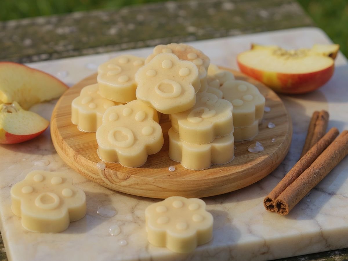 Applesauce and Cinnamon Frozen Dog Treats