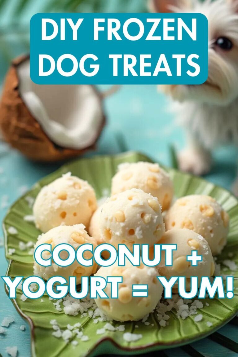Picture Idea: Frozen Coconut Yogurt Bites Dog Treats Recipe