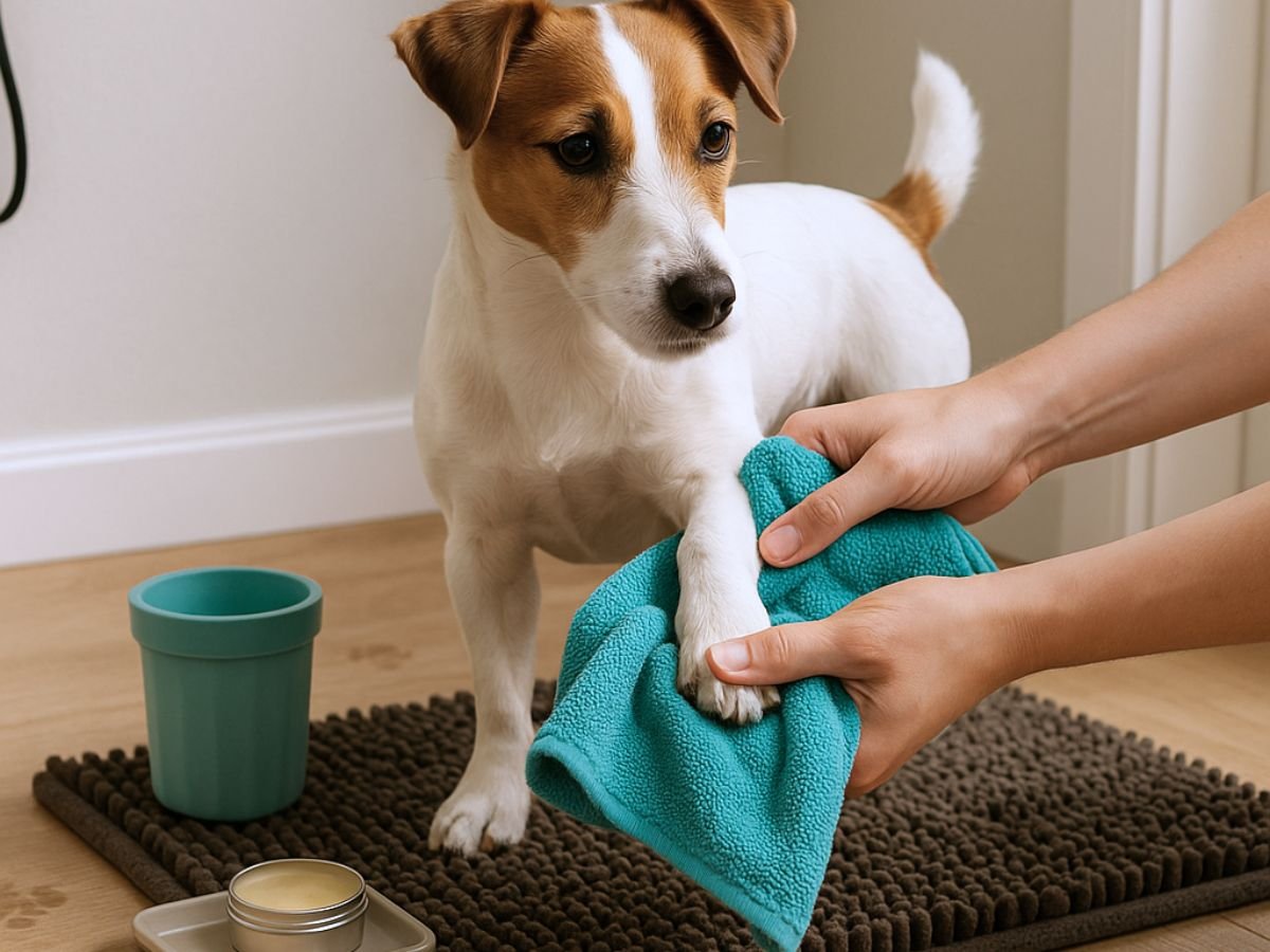 Winter Dog Paw Care & Mat Hygiene (Quick Win for Small Dogs)