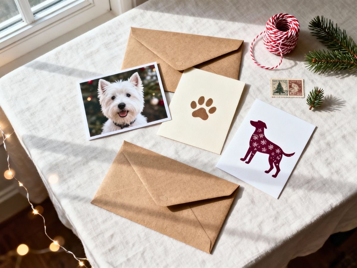 Dog Christmas Cards Ideas (Poses, Templates & Wording)