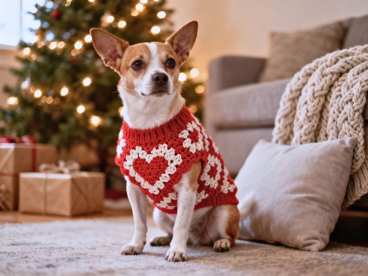 Crochet Dog Sweater Ideas for Christmas: Beginner-Friendly Patterns & Outfits